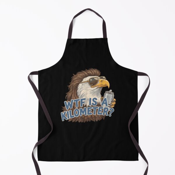 Item preview, WTF Is A Kilometer Funny American Eagle Meme designed and sold by jinajinawoodood.