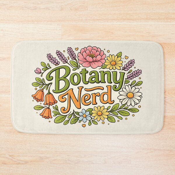 Item preview, Botany Nerd – Cute Floral Botanical Typography Design designed and sold by blankTeeShirt.