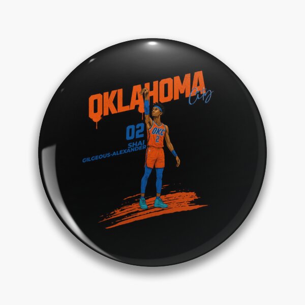 Item preview, Shai Oklahoma Orange Basketball Poster Design Today Graphic designed and sold by KenzaCoppin.