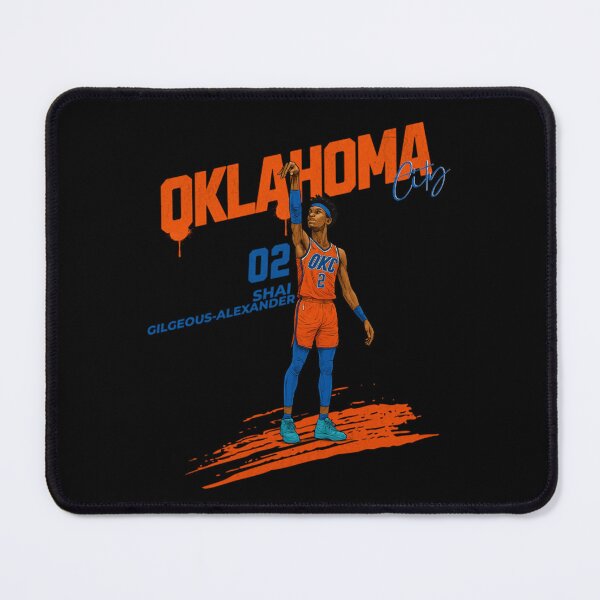 Item preview, Shai Oklahoma Orange Basketball Poster Design Today Graphic designed and sold by KenzaCoppin.