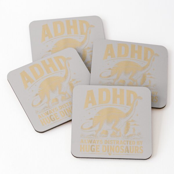 Item preview, ADHD Dinosaur Design Always Distracted By Huge Dinosaurs designed and sold by mjohnson9.