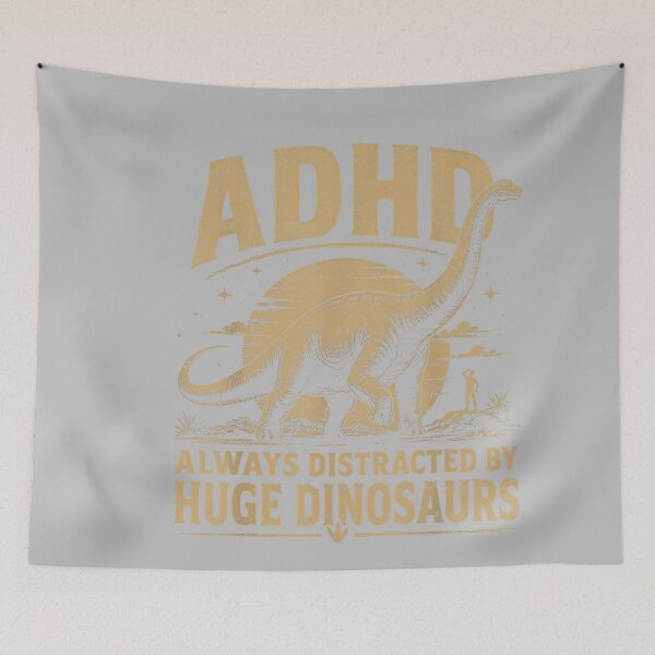 Item preview, ADHD Dinosaur Design Always Distracted By Huge Dinosaurs designed and sold by mjohnson9.