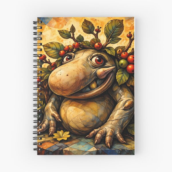 Item preview, Cheerful Creature with Leafy Crown designed and sold by cuprum.