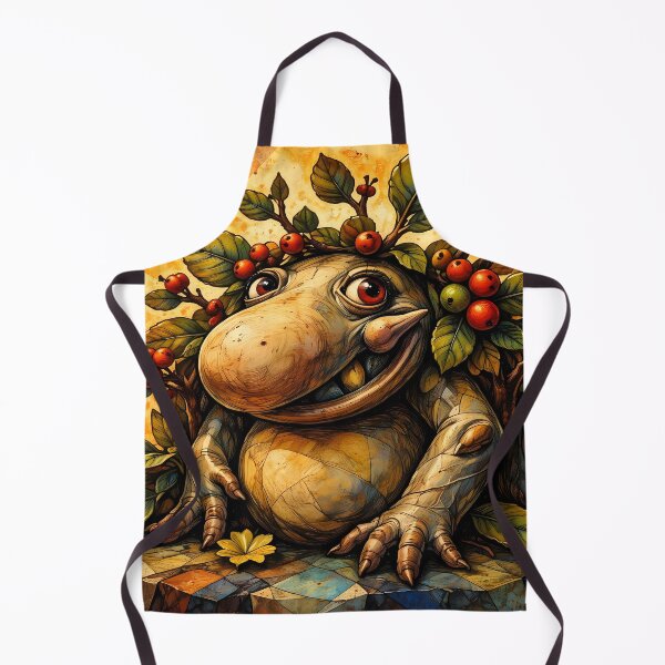 Item preview, Cheerful Creature with Leafy Crown designed and sold by cuprum.