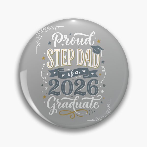 Item preview, Proud Step Dad of a 2026 Graduate Senior Family Graduation designed and sold by GreggRoss.