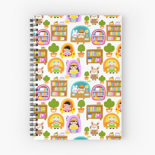 Item preview, Tiny Library Adventures Seamless Pattern  designed and sold by KJackArtwork.
