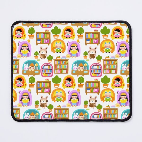 Item preview, Tiny Library Adventures Seamless Pattern  designed and sold by KJackArtwork.