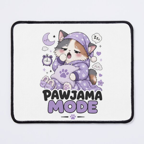 Item preview, Pawjama Mode Sleepy Cat designed and sold by MoodCats.