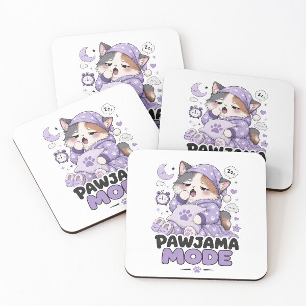Item preview, Pawjama Mode Sleepy Cat designed and sold by MoodCats.