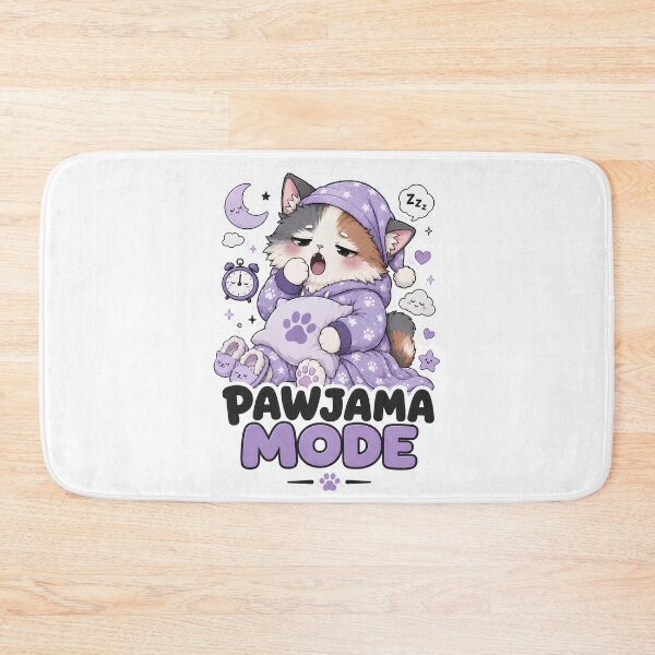 Item preview, Pawjama Mode Sleepy Cat designed and sold by MoodCats.