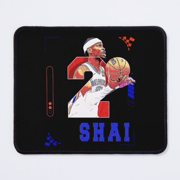 Item preview, Shai Red White Player Basketball Poster Design Today designed and sold by KenzaCoppin.