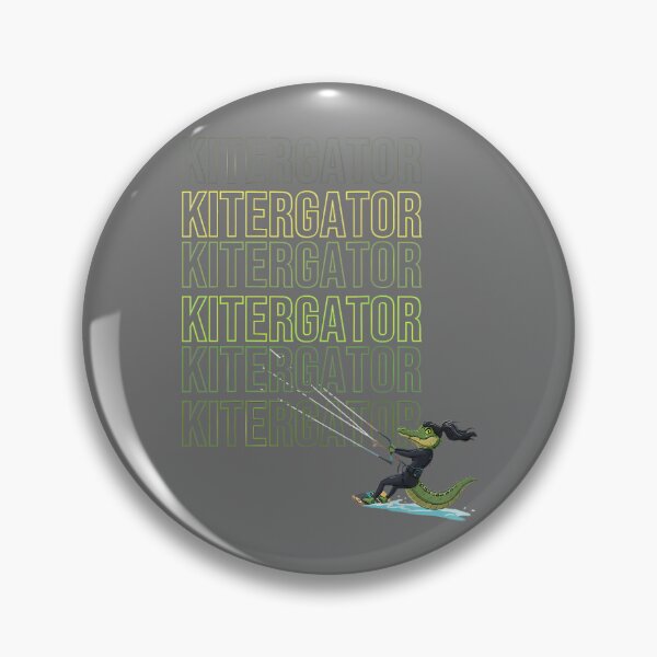 Item preview, KITERGator Gator Girl goes Kiteboarding Tank Top designed and sold by KristineLi.