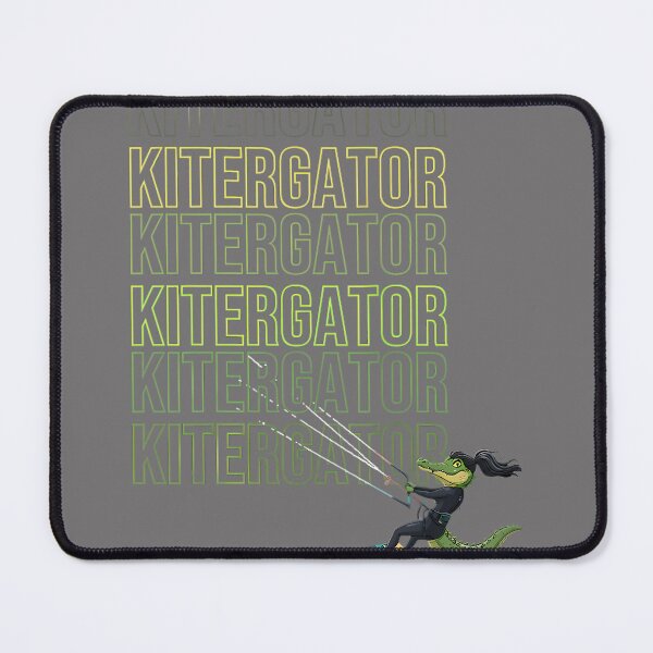 Item preview, KITERGator Gator Girl goes Kiteboarding Tank Top designed and sold by KristineLi.