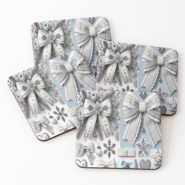 Item preview, Icy Blue Silver Collage Elegant Winter Aesthetic designed and sold by BriSher.