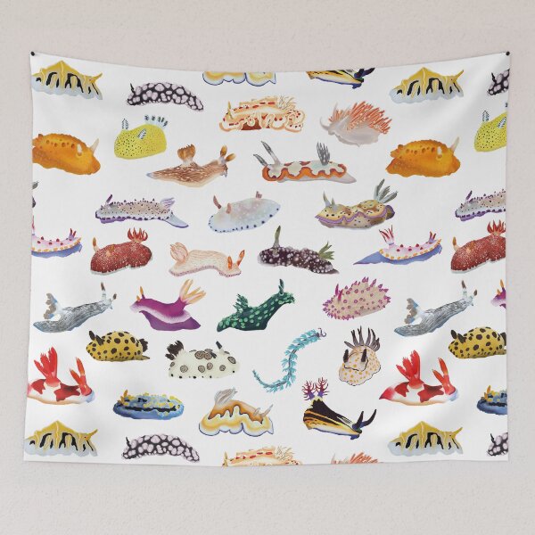 Item preview, Pattern 27 Nudibranch - sea slug designed and sold by Poulpimousse.