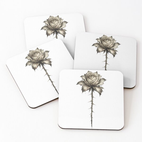 Item preview, IVORY THORN // PALE RED designed and sold by unglaublichGut.