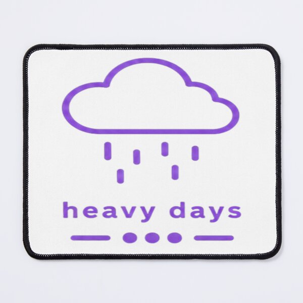 Item preview, Heavy Days – Purple Rain Cloud Aesthetic designed and sold by Velora Design .