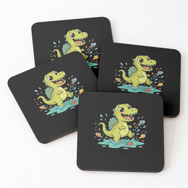 Item preview, Cute Spinosaurus Dinosaur Splashing Water Fun designed and sold by snowry.