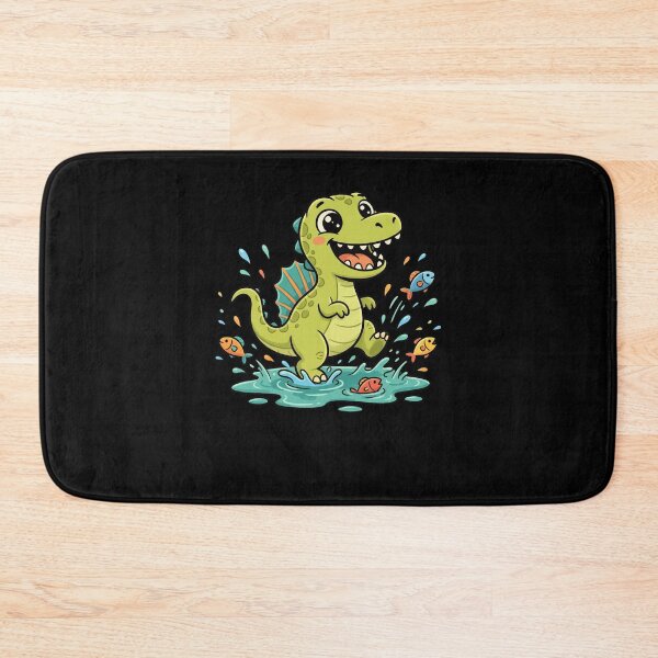 Item preview, Cute Spinosaurus Dinosaur Splashing Water Fun designed and sold by snowry.