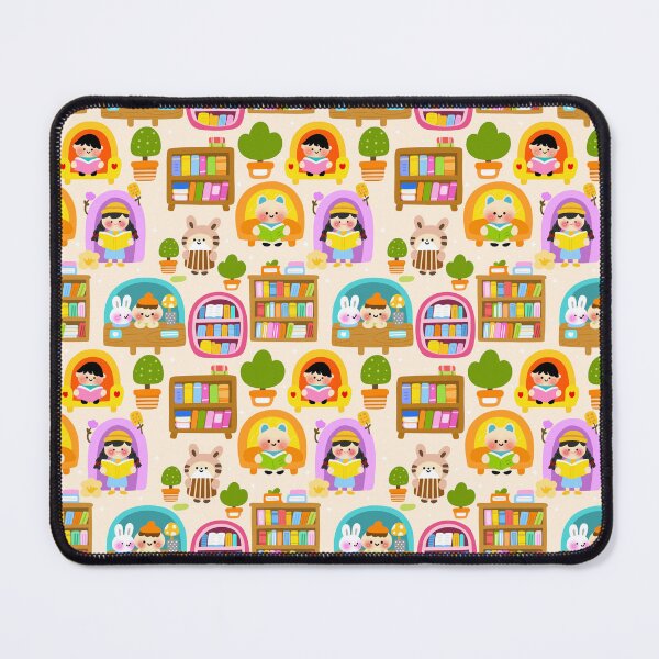 Item preview, Tiny Library Adventures Seamless Pattern  designed and sold by KJackArtwork.