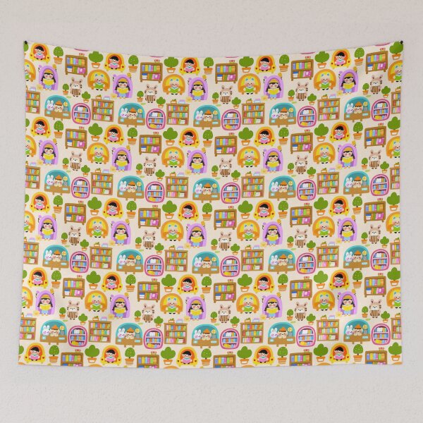 Item preview, Tiny Library Adventures Seamless Pattern  designed and sold by KJackArtwork.