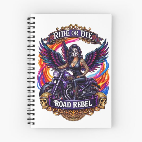 Item preview, "Rebeldes en Moto: La Elegancia Femenina" designed and sold by CHRIST5000.