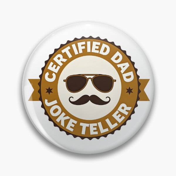 Item preview, Certified Dad Joke Teller designed and sold by patternprint1.