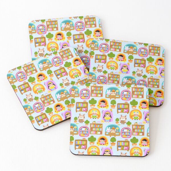 Item preview, Tiny Library Adventures Seamless Pattern  designed and sold by KJackArtwork.