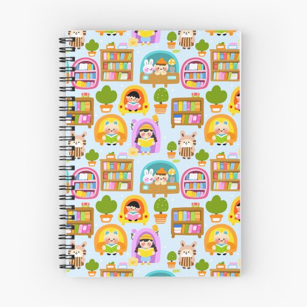 Item preview, Tiny Library Adventures Seamless Pattern  designed and sold by KJackArtwork.