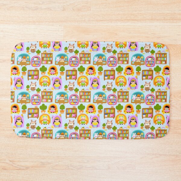 Item preview, Tiny Library Adventures Seamless Pattern  designed and sold by KJackArtwork.