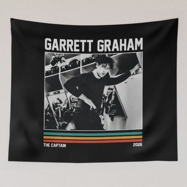 Item preview, Garrett Graham #44 Briar Hawks University Hockey, Off Campus - Garrett Graham designed and sold by MoodMew.