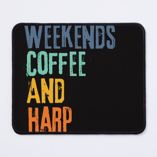 Item preview, Funny Retro Weekends Coffee and Harp designed and sold by WeirdlyRare.