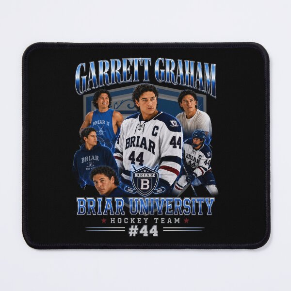 Item preview, Garrett Graham #44 Briar Hawks University Hockey, Off Campus - Garrett Graham designed and sold by MoodMew.