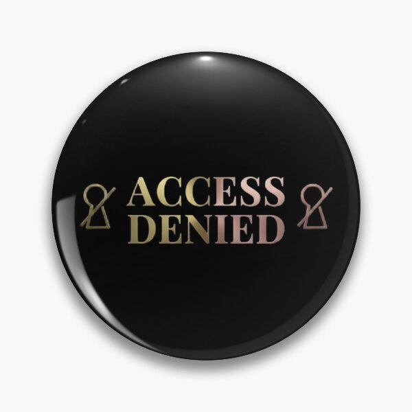 Item preview, Access Denied - Cyber Security Rose Gold Tech Design designed and sold by BoundaryCo.