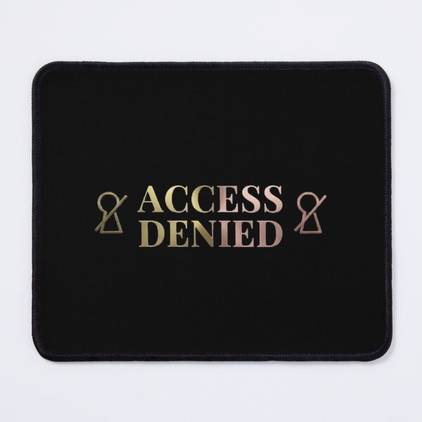 Item preview, Access Denied - Cyber Security Rose Gold Tech Design designed and sold by BoundaryCo.