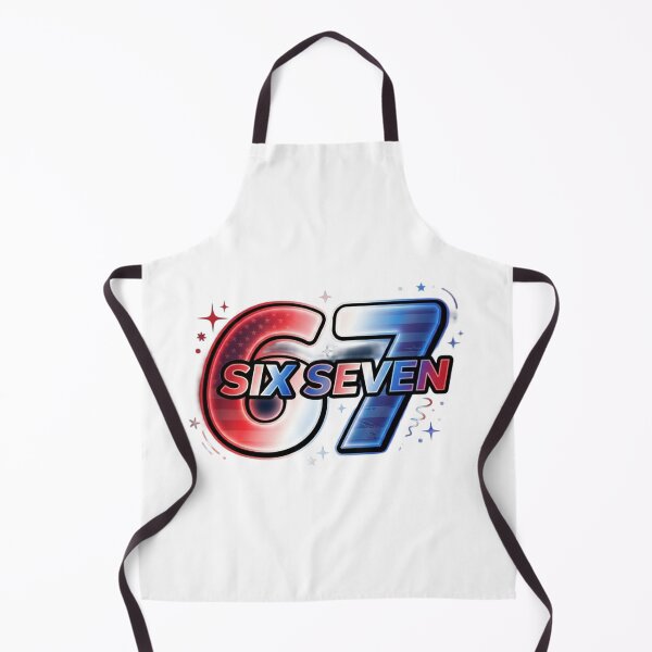 Artikelvorschau, 67 SIX SEVEN – Retro USA Gradient Typography T‑Shirt entworfen und verkauft von ShirtsUp-Lane.