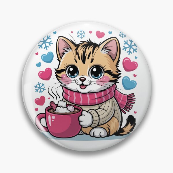 Item preview, Cat with Hot Cocoa designed and sold by jkrphoto.