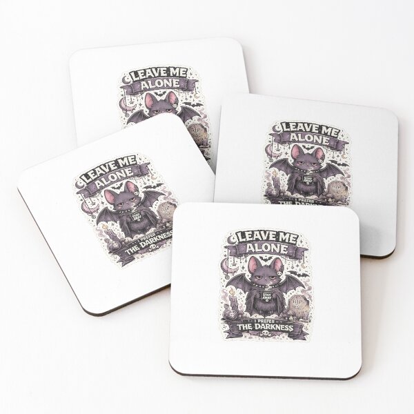 Item preview, Goth Bat Meme Sticker | Cute Dark Aesthetic Bat Cartoon Design designed and sold by RohitPrints.