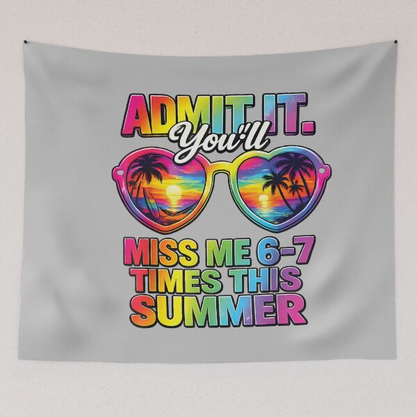 Item preview, Admit It You'll Miss Me 6-7 Times This Summer Women Teachers designed and sold by mjohnson9.