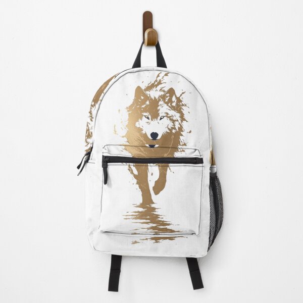 Item preview, Golden Alpha Wolf Spirit | Minimalist Luxury Wolf Aesthetic Art  designed and sold by Dyan4.