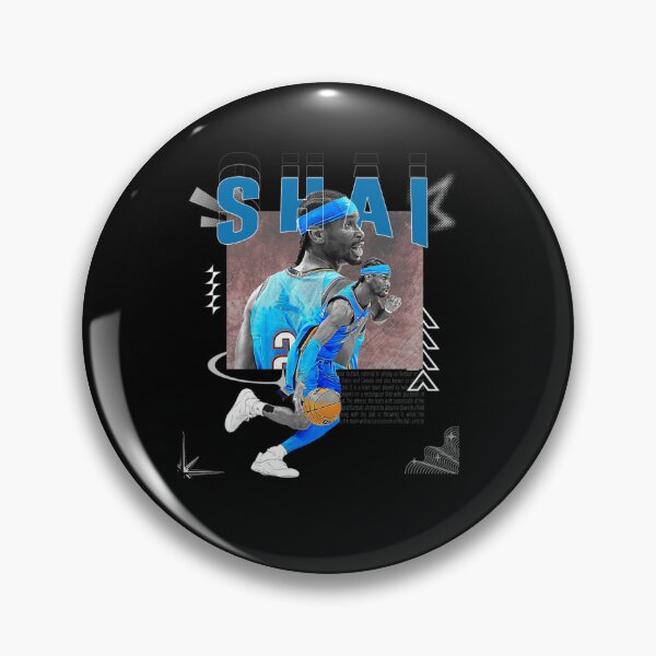 Item preview, Shai OKC Three Basketball Player Poster Design Today designed and sold by KenzaCoppin.