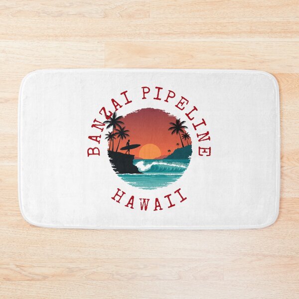 Item preview, Banzai Pipeline - Hawaii (with Red Lettering) designed and sold by VelvetRoom.