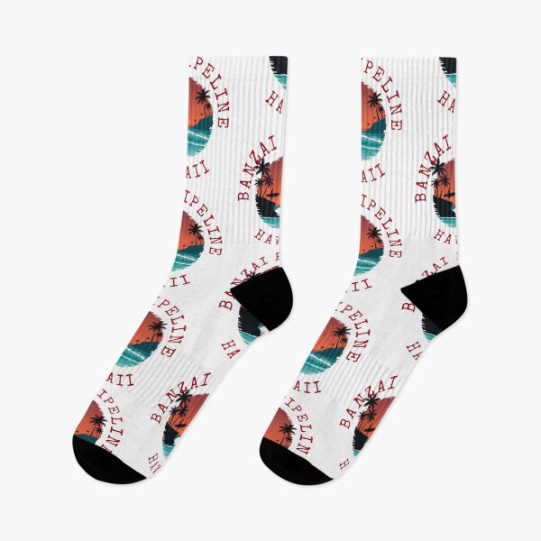 Item preview, Banzai Pipeline - Hawaii (with Red Lettering) designed and sold by VelvetRoom.