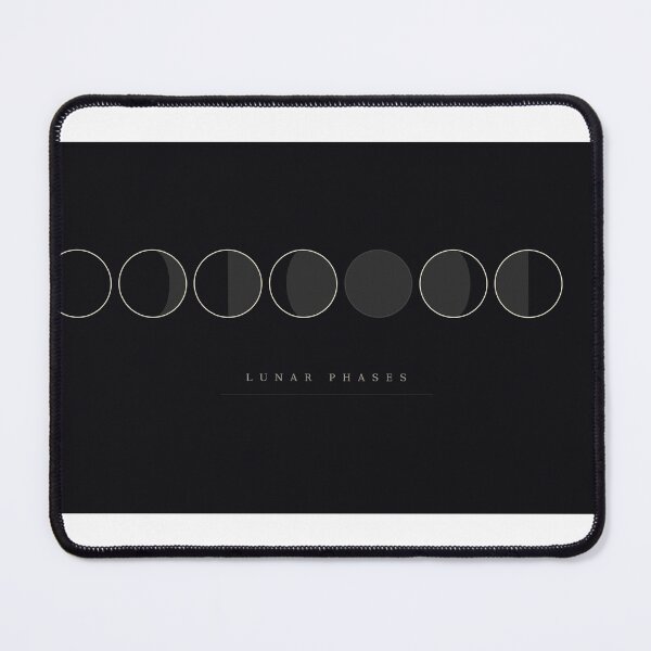 Item preview, Lunar Phases — Minimalist Moon Art designed and sold by CosmosLines.