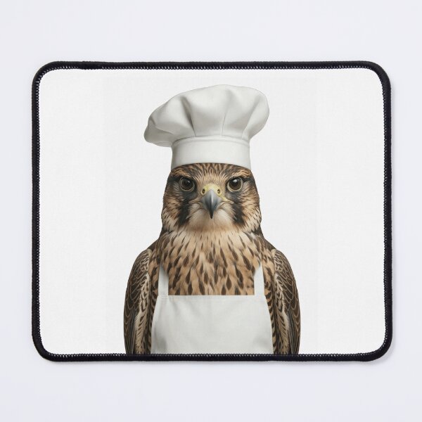 Item preview, Funny Peregrine Falcon Chef Realistic Animal Cooking Humor Art designed and sold by LazyOwlStore.