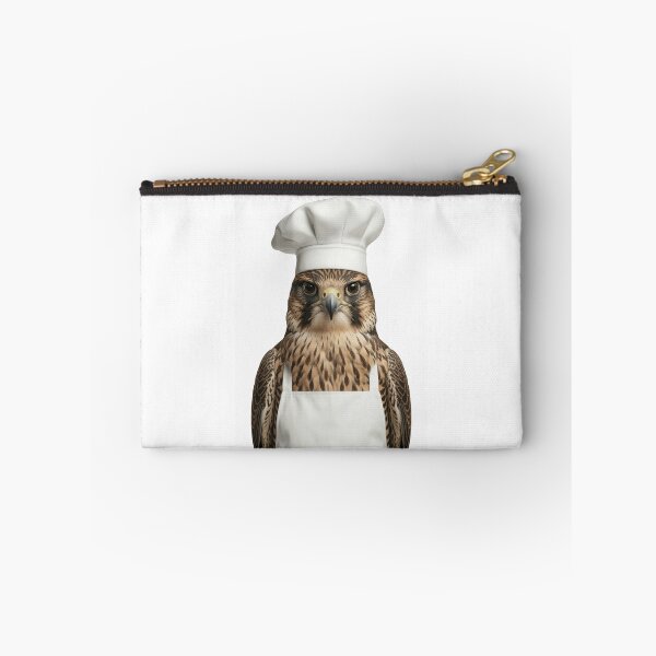 Item preview, Funny Peregrine Falcon Chef Realistic Animal Cooking Humor Art designed and sold by LazyOwlStore.
