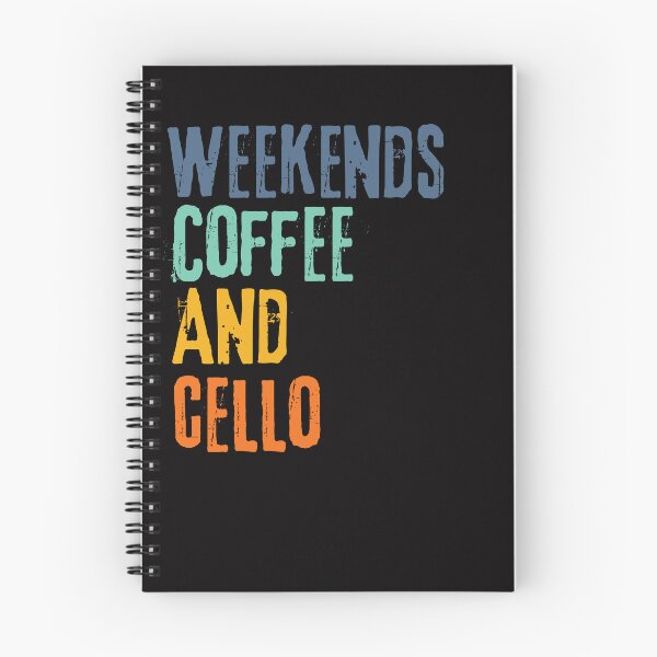 Item preview,  Funny Retro Weekends Coffee and Cello designed and sold by WeirdlyRare.