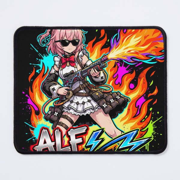 Item preview, Alf Silver Palace Maid No.49 – Flamethrower Maid Art designed and sold by Senpaiwaves.