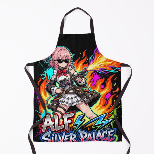 Item preview, Alf Silver Palace Maid No.49 – Flamethrower Maid Art designed and sold by Senpaiwaves.