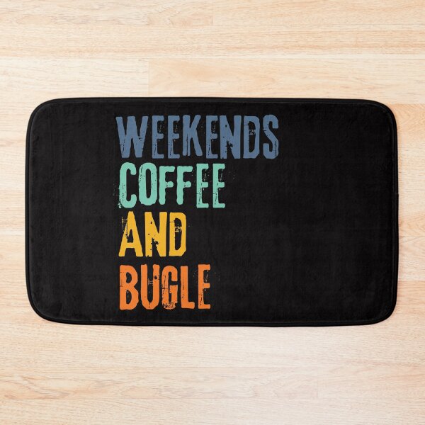 Item preview, Funny Retro Weekends Coffee and Bugle designed and sold by WeirdlyRare.